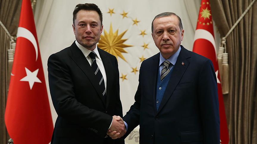 Cumhurbaşkanı Erdoğan, Elon Musk'ı kabul etti