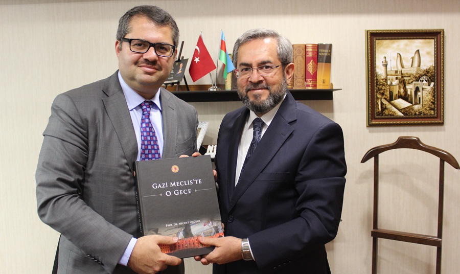 Azerbaycan’ın yeni Ankara Büyükelçisi İbrahim’den Ünüvar’a ziyaret