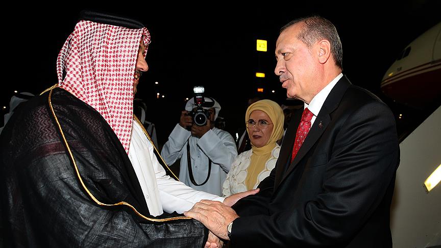 Cumhurbaşkanı Erdoğan Katar'da