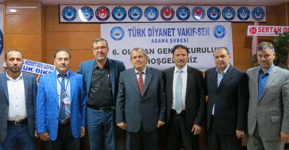 Türk Diyanet VAKIF-SEN Adana Şube Başkanı Ayhan Arabacı Güven Tazeledi..