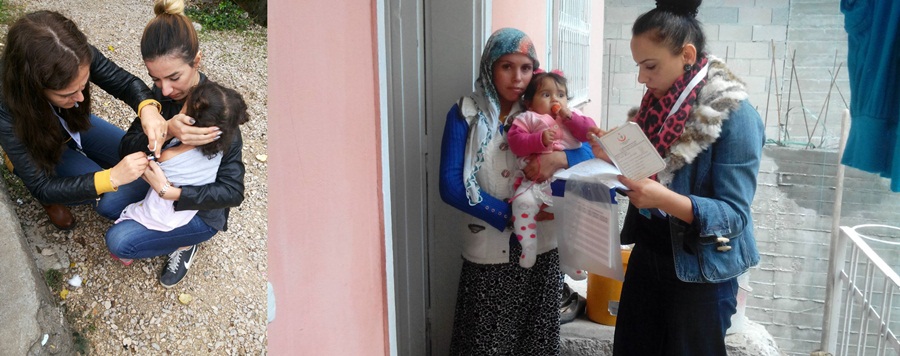 Suriyeli Çocuklara “Aşı Hızlandırma ve Eksik Aşı Tamamlama Çalışmaları