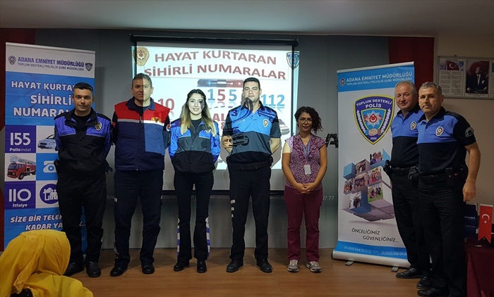 Adana'da "Hayat Kurtaran Sihirli Numaralar" projesi