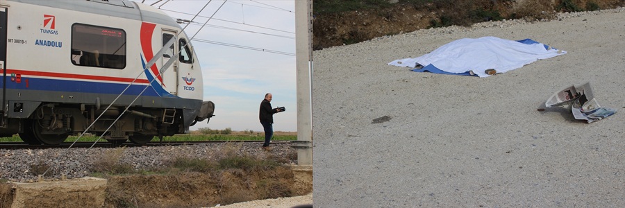 Adana'da trenin altında kalan genç öldü
