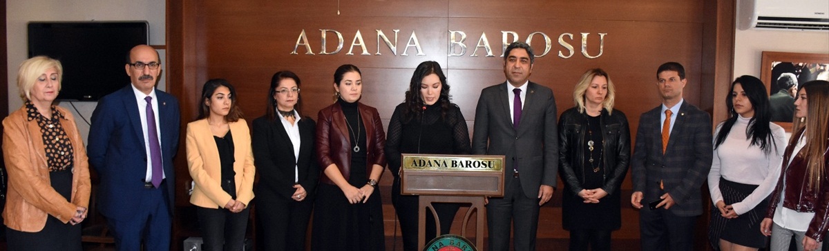 Adana Barosu kadına şiddeti kınadı 