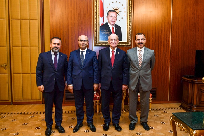 Vali Demirtaş, TBMM Başkanı Kahraman'ı Ziyaret Etti