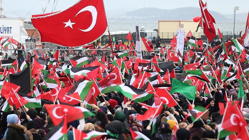 'Kudüs İslam'ındır' mitingi düzenlendi