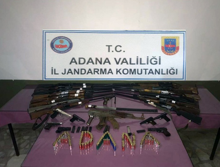 Adana Jandarmadan Silah ve Mühimmat Kaçakçılarına Operasyon