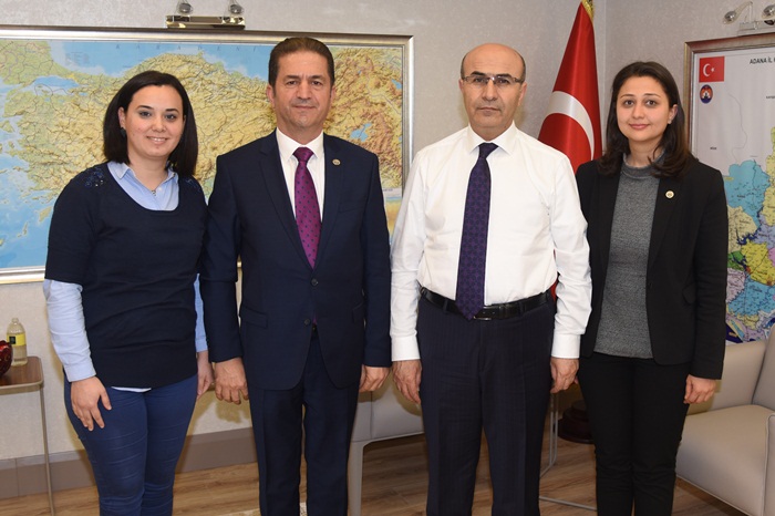Yüreğir Ziraat Odası Başkanı Akındoğan, Vali Demirtaş'ı Ziyaret Etti