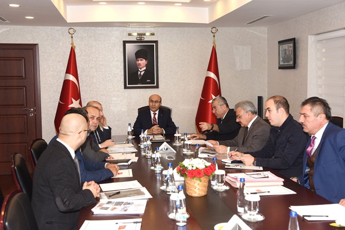 Vali Demirtaş’ın Başkanlığında “Mahrukatçılar Küçük Sanayi Sitesi” Toplantısı