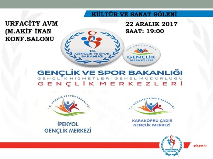 Şanlıurfa İpekyol & Karaköprü Çadır Gençlik Merkezin’den Davet Var