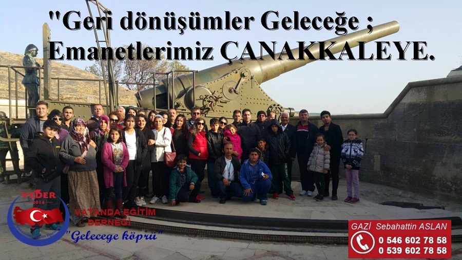 ''Geri Dönüşümler Geleceğe Emanetlerimiz Çanakkale’ye''