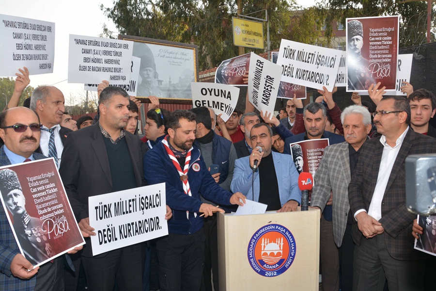 Fahreddin Paşa’ya dil uzatanlara bir tepki de Adana’dan…
