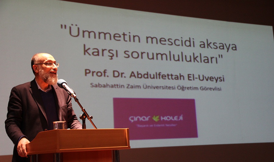 Filistinli Prof. Dr.Uveysi: “Önce Zihinlerimizdeki İşgali Kaldırmalıyız”