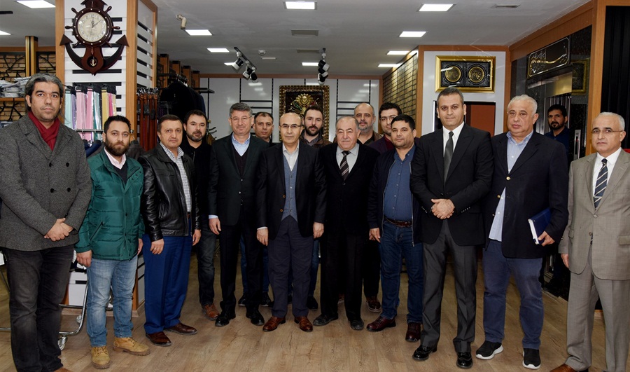 Vali Demirtaş, Tekstil Esnafını Ziyaret Etti