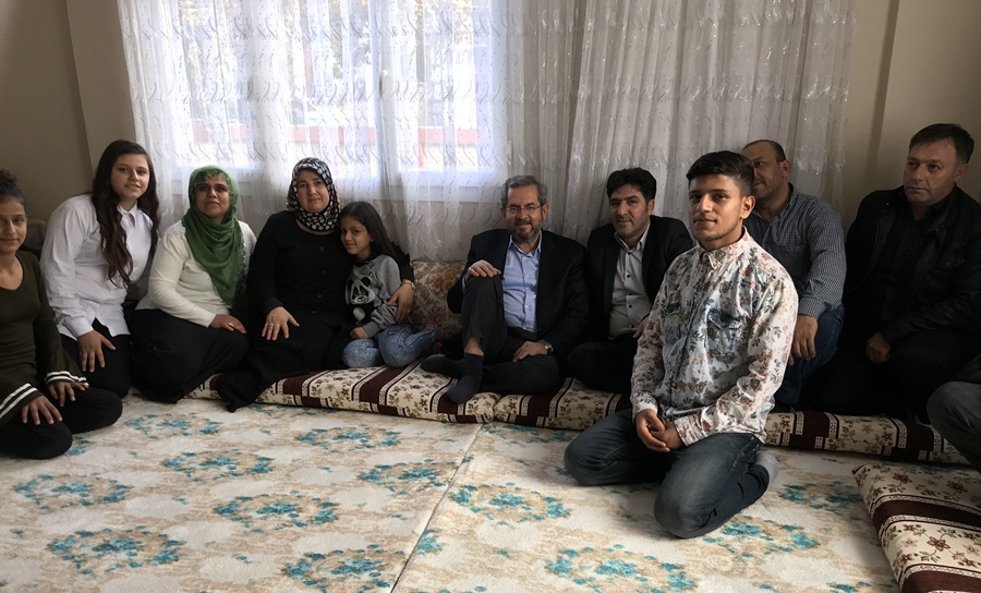 Ünüvar çiftinden anlamlı ziyaret..