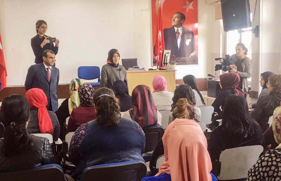 Beyhan Demirtaş,“Evde Sağlık Elinize Sağlık Projesi”Kursiyerleri Ziyareti..