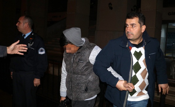 Polis karakoluna EYP atan bir kişi tutuklandı 