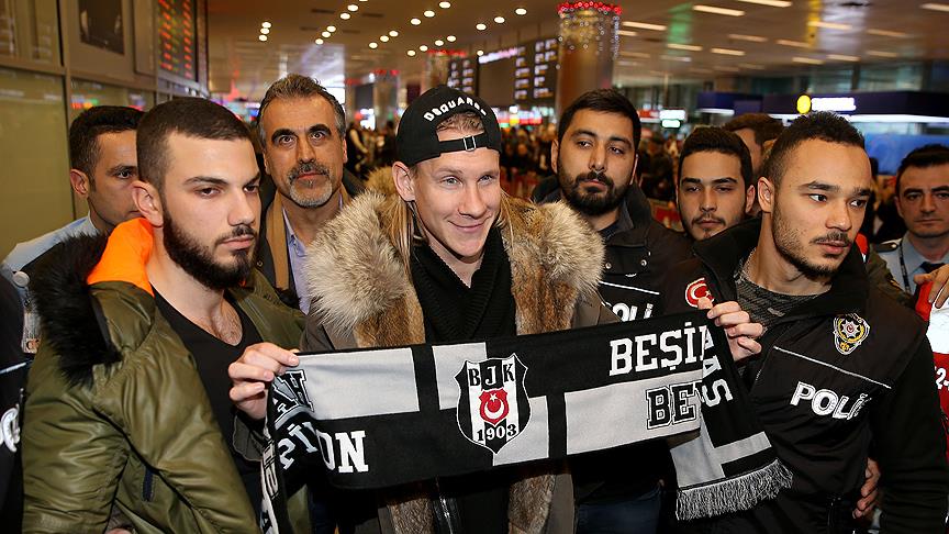 Beşiktaş'ın yeni transferi İstanbul'a geldi