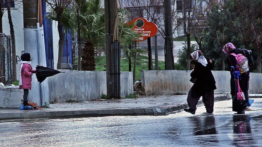 Mersin'de eğitime 1 gün ara verildi