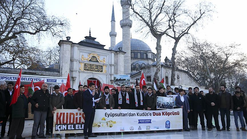 Eyüpsultan'dan Kudüs'e Dua Köprüsü