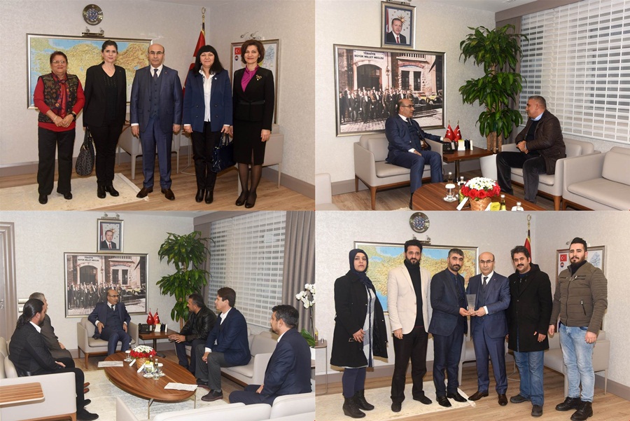 Sivil Toplum Kuruluşlarından Vali Demirtaş’a Nezaket Ziyaretleri..