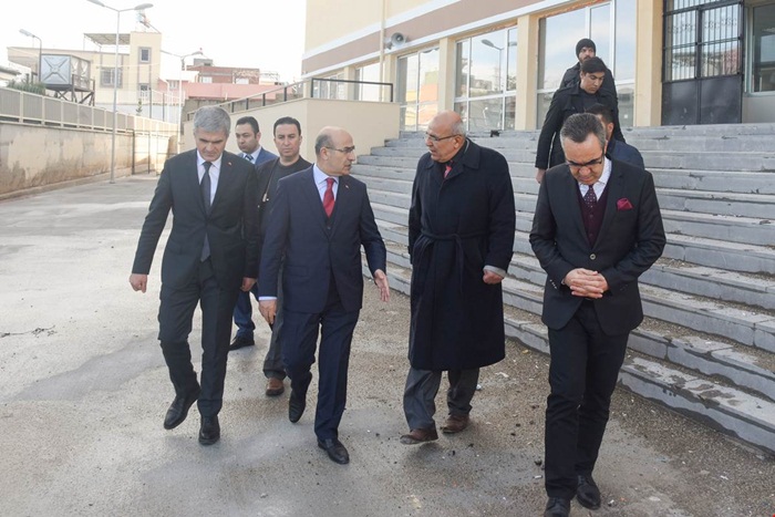 Vali Demirtaş Okul İnşaatlarında İncelemelerde Bulundu