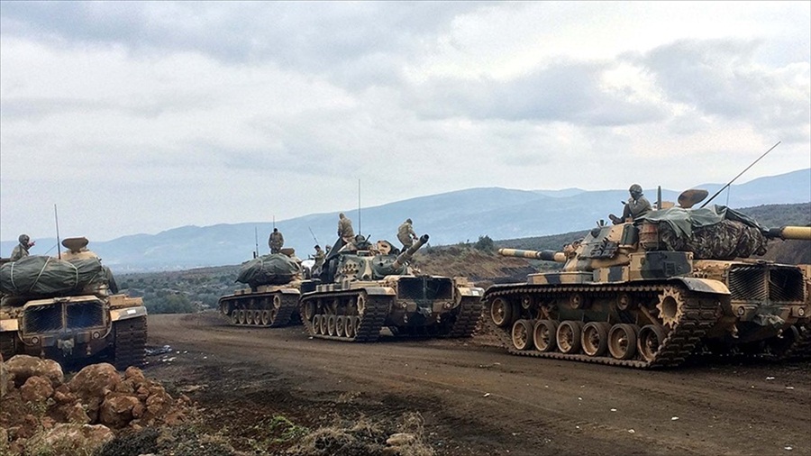 TSK Afrin'e Azez'den operasyon başlattı