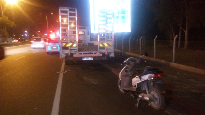 Adana'da trafik kazası: 1 yaralı