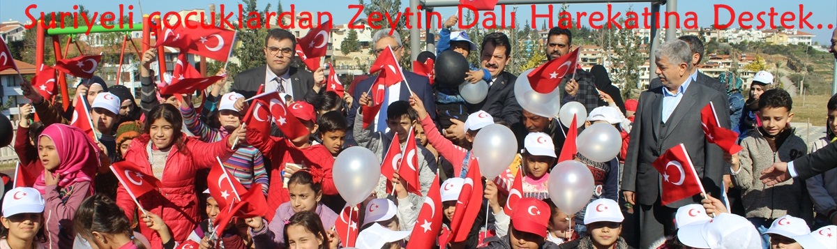 Suriyeli Çocuklardan Zeytin Dalı Harekatına Destek..