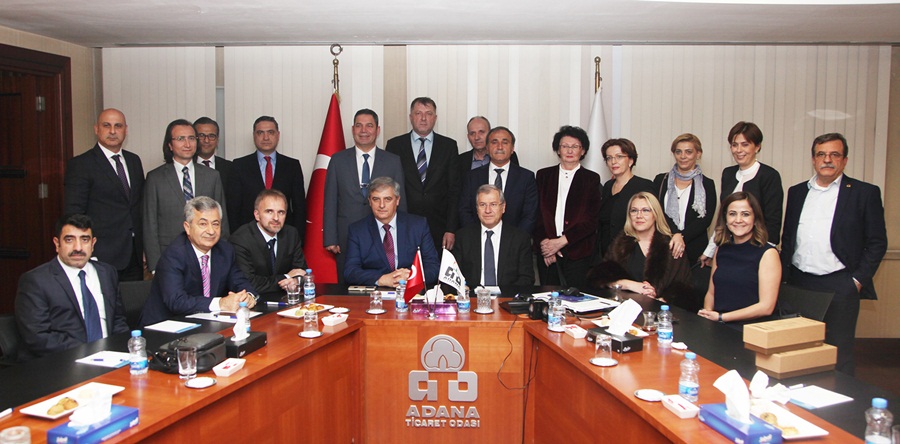 Bosna-Hersek Ankara Büyükelçisi Bakir Sadoviç ve beraberindeki heyet ATO’yu  ziyaret etti..
