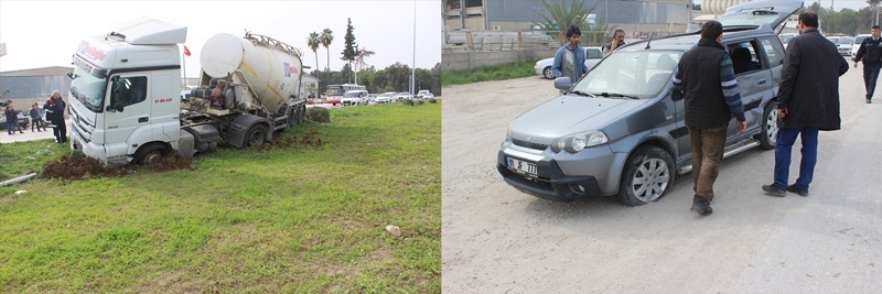 Adana'da trafik kazası: 1 yaralı
