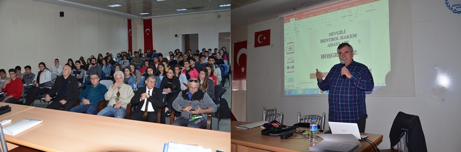 Hentbol Aday Hakem Kursu rekor katılımla, Adana Menderes Spor Salonunda Gerçekleşti.