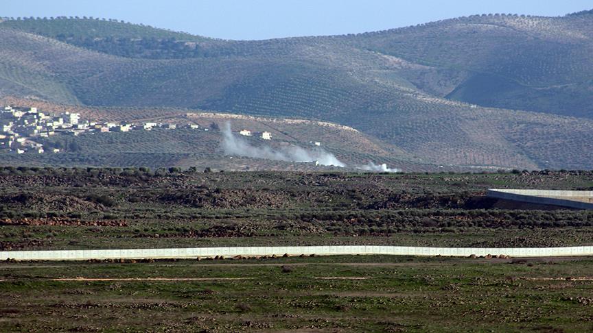 Afrin'e girmeye çalışan terörist gruplar geri çekildi