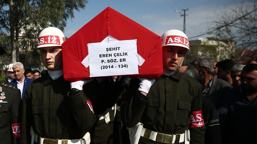Şehit Eren Çelik, Adana'da dualarla uğurlandı..