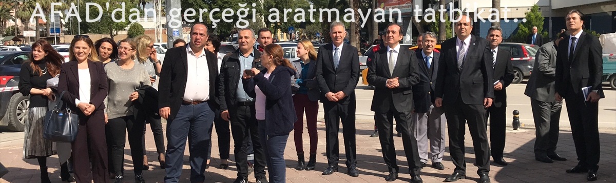 AFAD'dan gerçeği aratmayan tatbikat