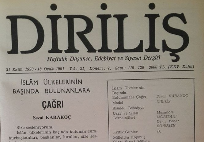 M.Ziya Sarı: Diriliş Dergisinde Siyasi Bir Portre / Turgut Özal