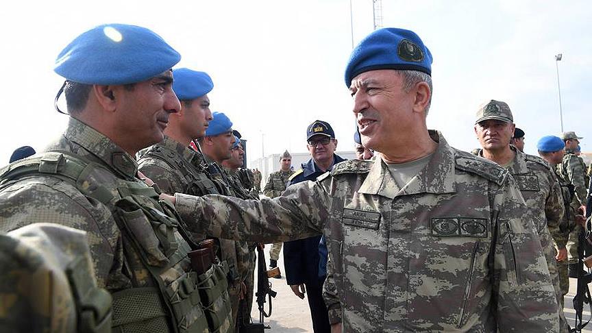 Orgeneral Akar: 'Atalarımızın yolunda yürüdüğünüzü dünyaya gösterdiniz..'