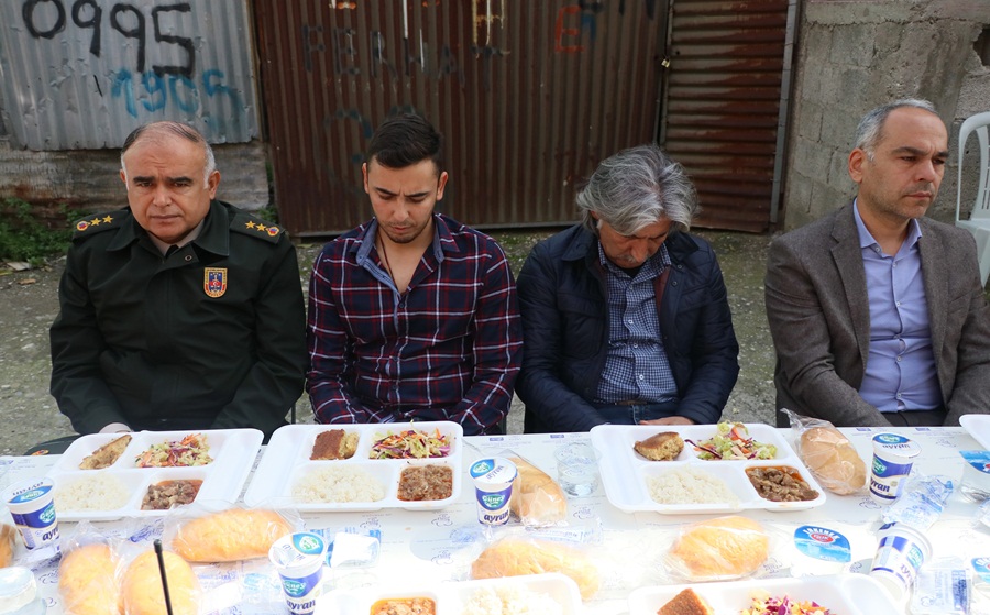 Keltepe gazisi şehit olan arkadaşları için mevlit okuttu 