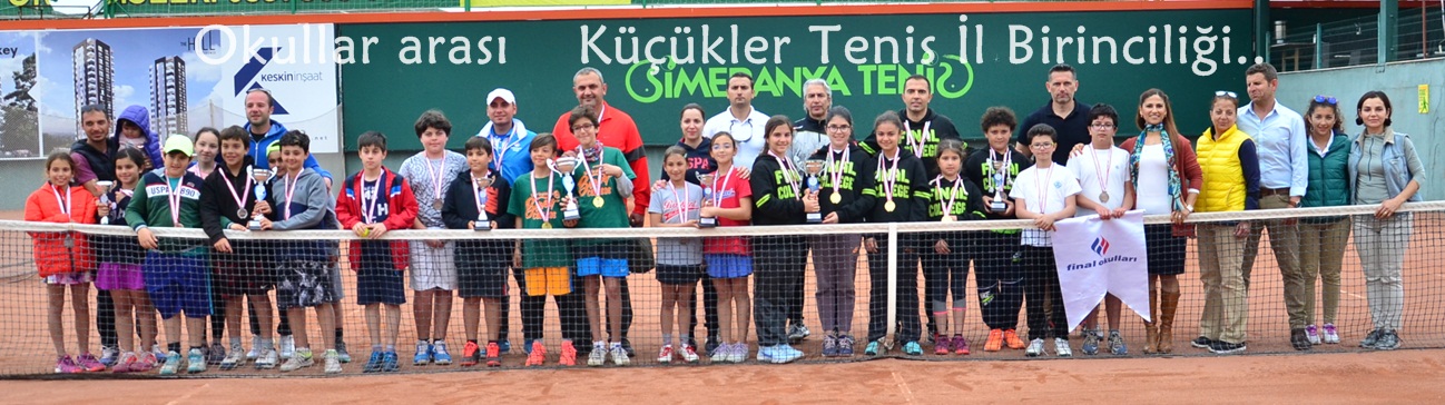 Okullar arası  Küçükler Tenis İl Birinciliği Sona Erdi.