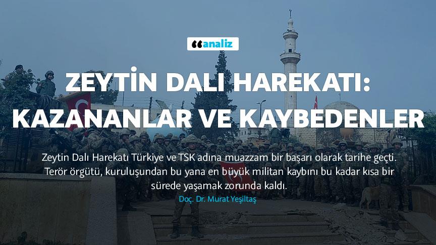 Zeytin Dalı Harekatı: Kazananlar ve kaybedenler