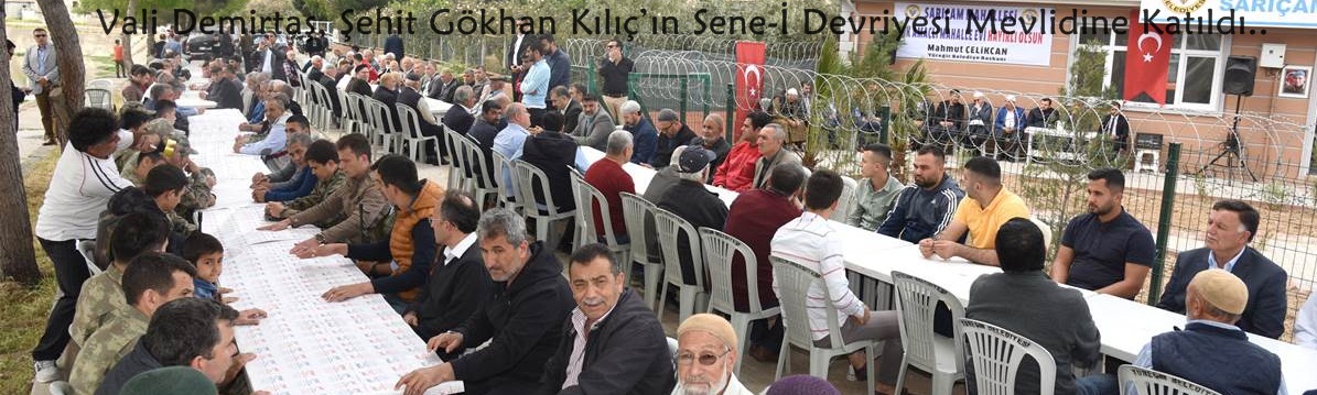 Vali Demirtaş, Şehit Gökhan Kılıç’ın Sene-İ Devriyesi Mevlidine Katıldı..