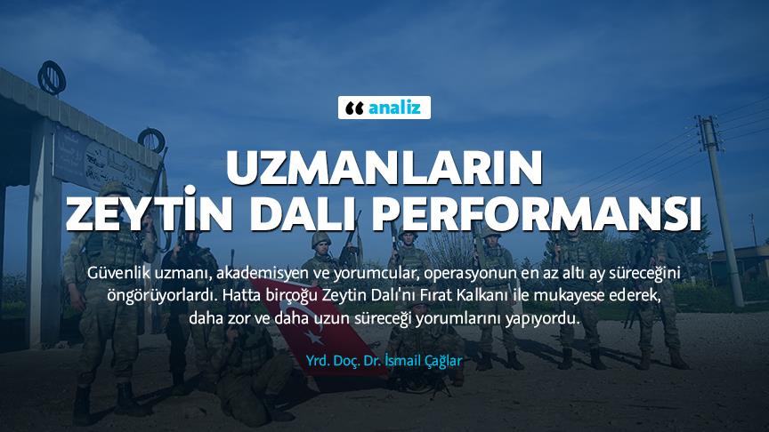 Uzmanların Zeytin Dalı performansı