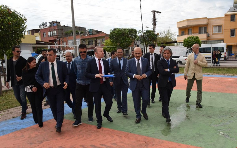 Vali Demirtaş, Cumhurbaşkanı Erdoğan'ın Vatandaşlarla Buluşacağı Alanda İncelemelerde Bulundu