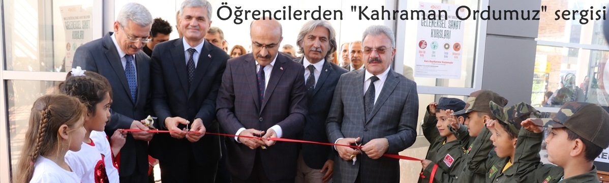 Öğrencilerden "Kahraman Ordumuz" sergisi