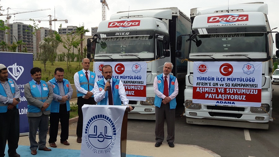 Yüreğirliler Ekmek ve Suyunu Afrinlilerle Paylaştı