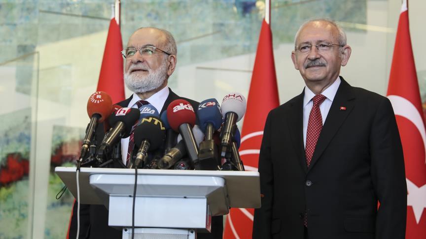 Kılıçdaroğlu ile Karamollaoğlu görüştü