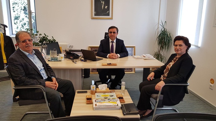 Güldemet Sarı, Toroslar EDAŞ Genel Müdürlüğünü ziyaret etti..