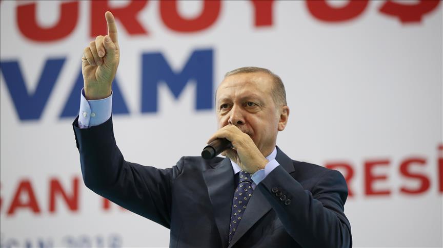 Erdoğan: Bu adayların amacı milletin derdine derman olmak değil