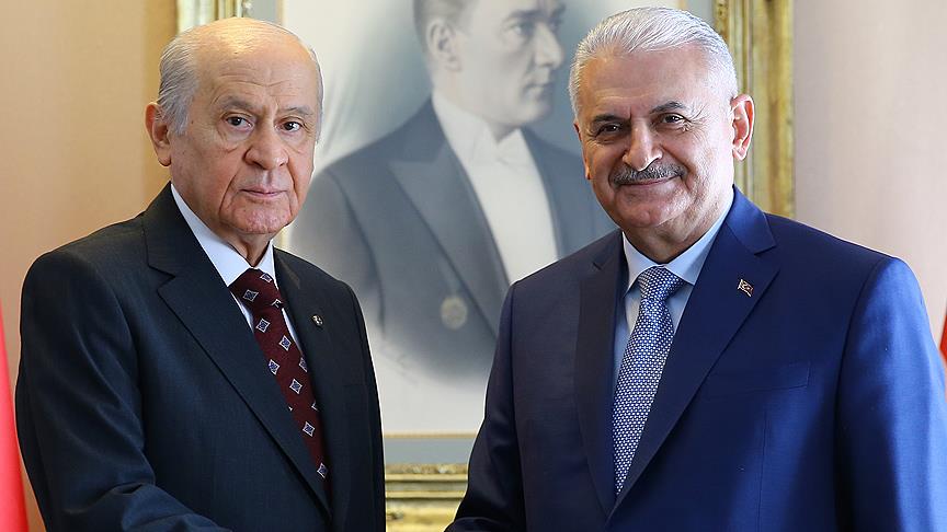 Binali Yıldırım: Bahçeli'nin ziyareti cumhur ittifakına güç vermiştir