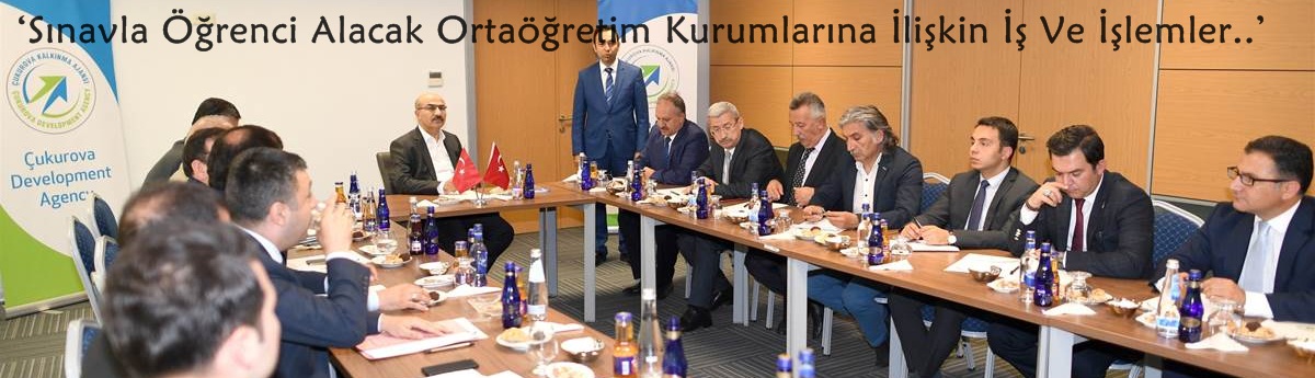 ‘Sınavla Öğrenci Alacak Ortaöğretim Kurumlarına İlişkin İş Ve İşlemler..’